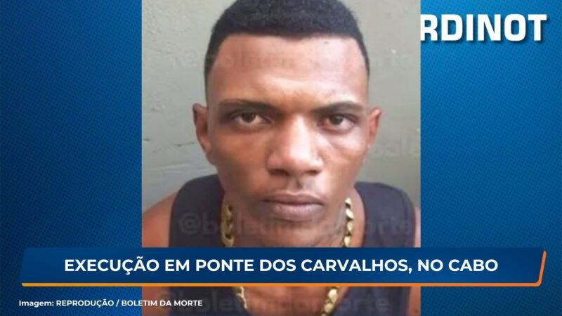 “Cachorro louco” é executado a tiros em Ponte dos Carvalhos, no Cabo de Santo Agostinho/PE