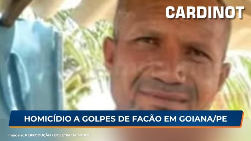 Homicídio a golpes de facão em Goiana, PE