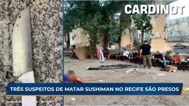 Três suspeitos de matar sushiman no Recife são presos