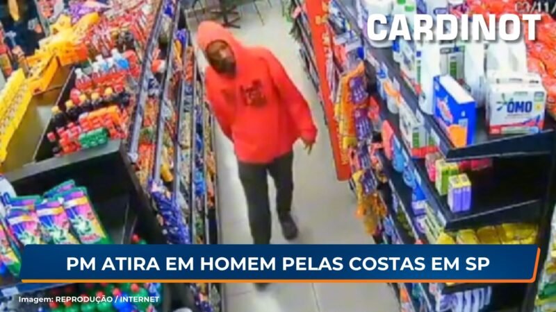 VÍDEO: PM atira em homem pelas costas em SP