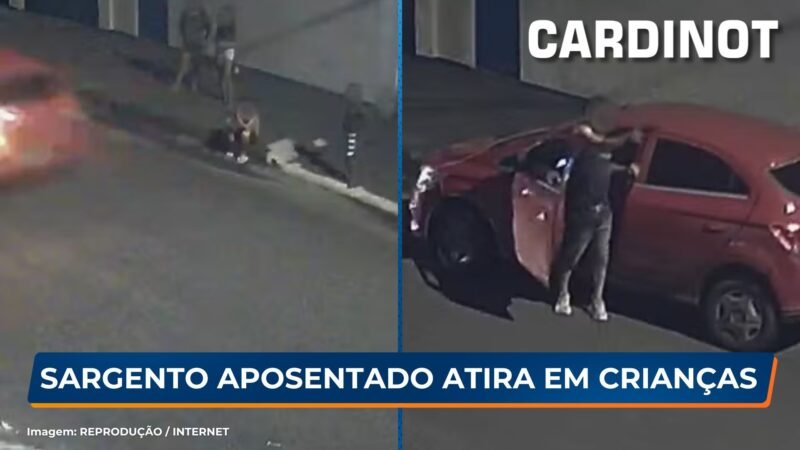 VÍDEO: Sargento aposentado atira em crianças em SP