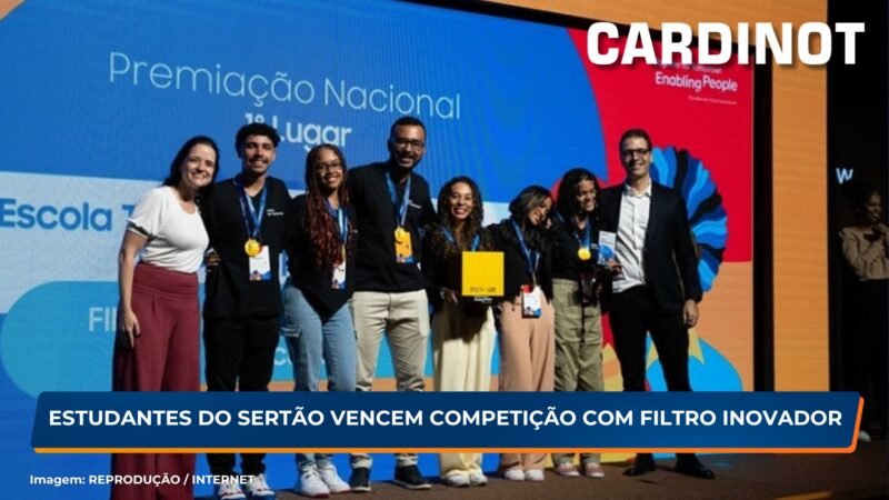 Estudantes da rede pública do Sertão vencem competição nacional com protótipo inovador para tratamento de água contaminada