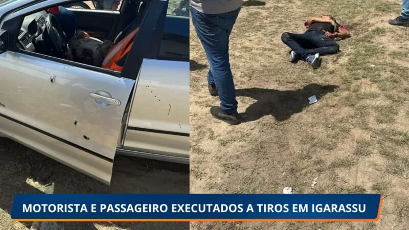 Motorista e passageiro são mortos a tiros na PE-35 em Igarassu