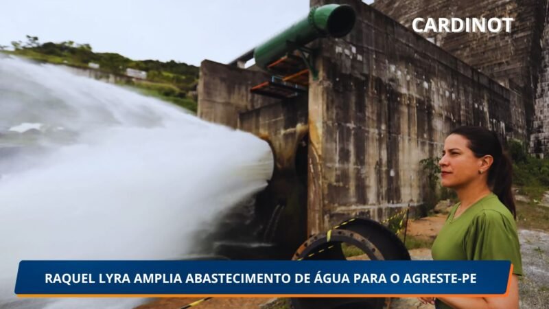 Governo de Pernambuco reforça abastecimento de água no Agreste com inauguração de adutora e novas obras