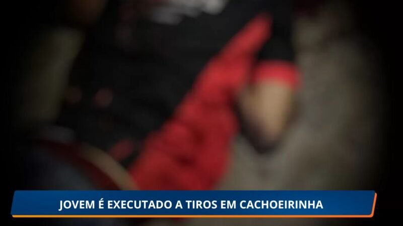 JOVEM É EXECUTADO A TIROS EM CACHOEIRINHA