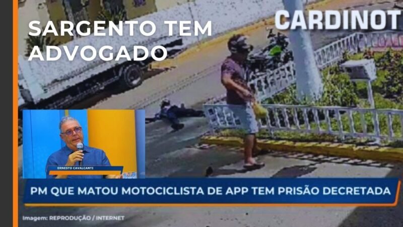 Advogado defende Sargento que matou motociclista de Aplicativo