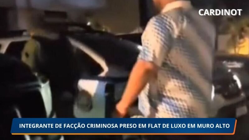 Integrante de facção criminosa é preso em flat de luxo na praia de Muro Alto, em Ipojuca