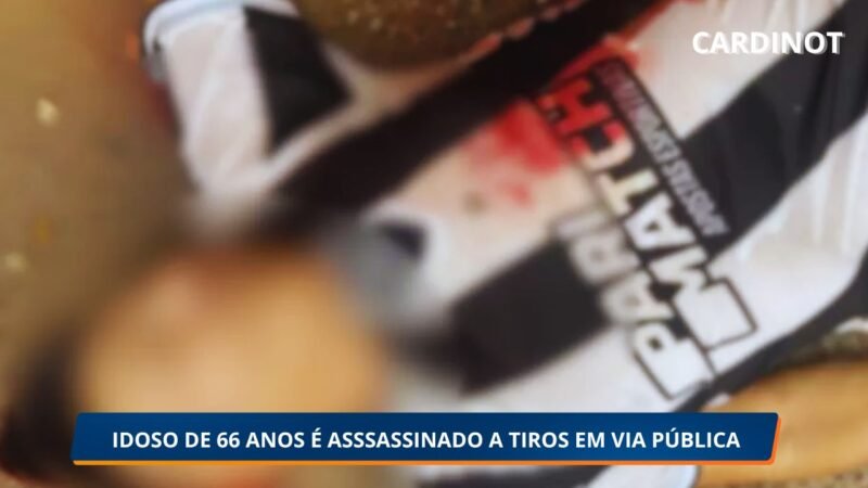 Homicídio Choca Escada: Idoso de 66 Anos é Assassinado a Tiros em Via Pública