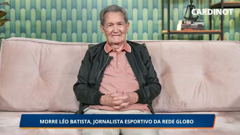 Morre Léo Batista, jornalista esportivo da Globo