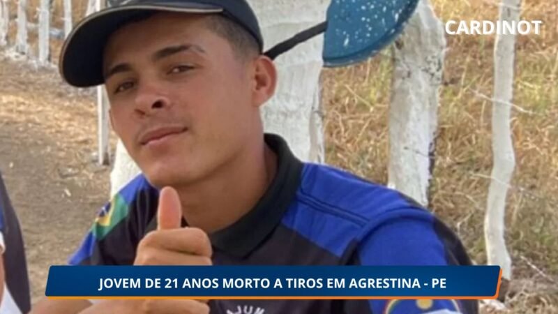 Jovem de 21 anos é morto a tiros na zona rural de Agrestina, no Agreste de Pernambuco