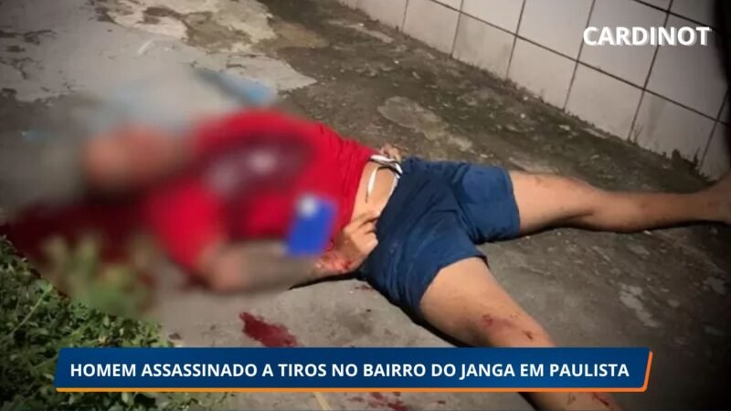 Homem é assassinado a tiros no bairro do Janga, em Paulista