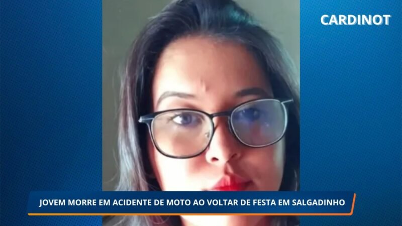 Jovem morre em acidente de moto ao voltar de festa em Salgadinho, PE