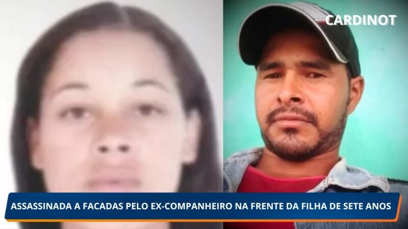 Mulher é assassinada a facadas pelo ex-companheiro na frente da filha de 7 anos em Palmeirina