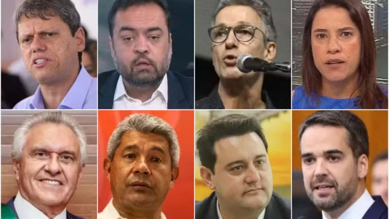 Pesquisa Quaest: veja a aprovação dos governos de oito estados brasileiros