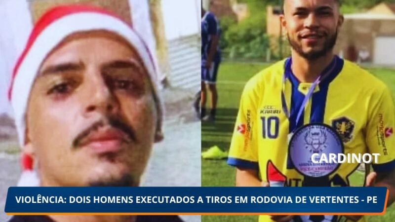 Dois homens são executados a tiros em rodovia de Vertentes