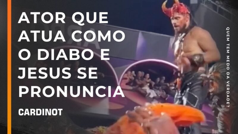 🔥 Ator que interpreta Jesus e o Diabo faz declaração surpreendente! 😱🔥 – Cortes de CARDINOT AO VIVO