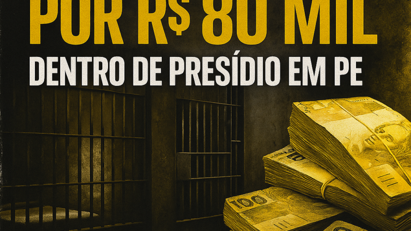 Carta apreendida revela “mercado imobiliário” ilegal em presídio de PE: suítes de luxo eram vendidas por até R$ 80 mil