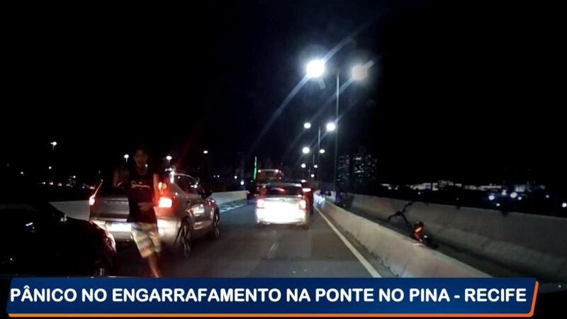 🚨 Pânico no engarrafamento: bandidos armados assaltam motoristas na Zona Sul do Recife; VÍDEO