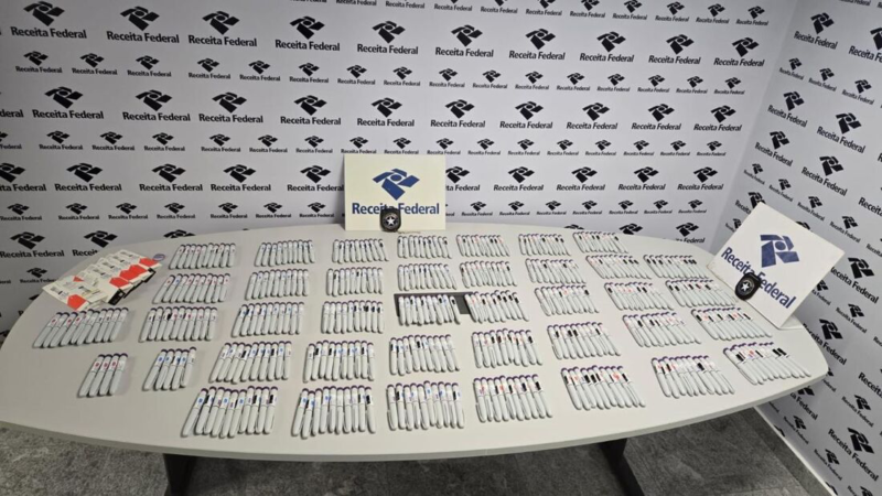 💉 Receita Federal apreende 389 canetas de Mounjaro no Aeroporto do Recife; carga vale R$ 1 milhão