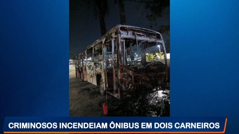 🔥 Terror no transporte: criminosos incendeiam ônibus em terminal de Dois Carneiros