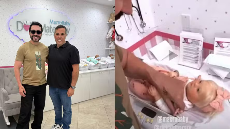 Padre Fábio de Melo emociona ao adotar bebê reborn com Síndrome de Down em homenagem à mãe
