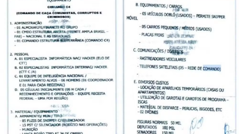 Grupo com militares vendia “serviços” para espionar e agir contra autoridades e está ligado à morte de advogado do caso STJ
