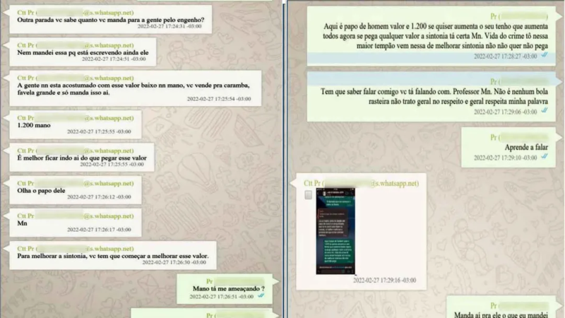 🚨 “Você vende pra caramba e só manda isso?”: PM cobra mais propina de chefe do tráfico no Rio