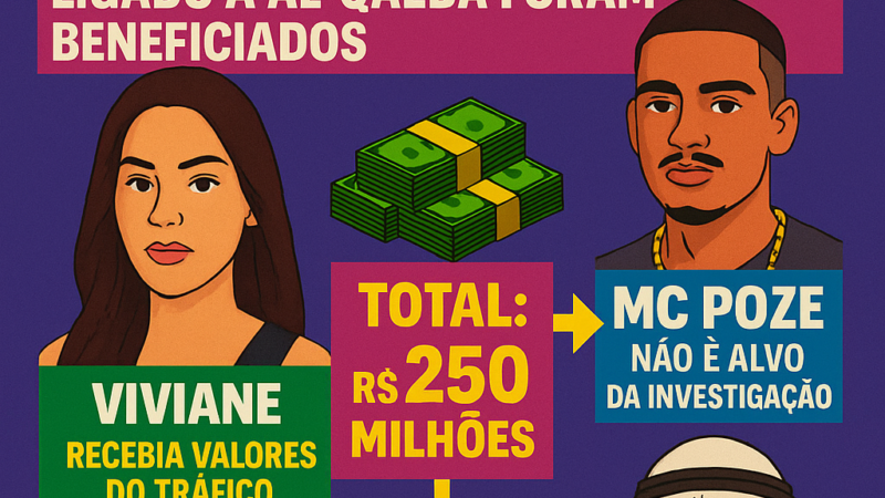 Esquema de lavagem de R$ 250 milhões do CV usava bailes funk e beneficiou esposa de MC Poze e suspeito ligado à Al-Qaeda