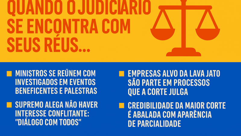 ⚖️ Barroso participa de 6 eventos bancados por empresas com processos no STF em apenas um mês