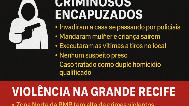 🔴 “Executados em casa: adolescente de 16 anos e padrasto são assassinados por criminosos encapuzados em Igarassu”
