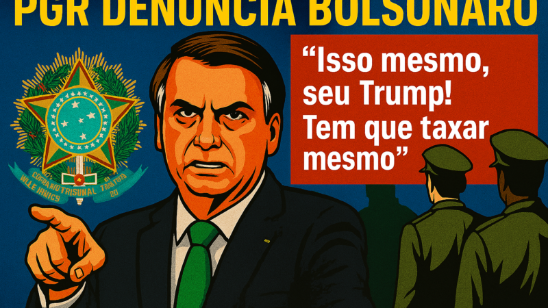 PGR Pede 43 Anos de Prisão para Bolsonaro por Tentativa de Golpe