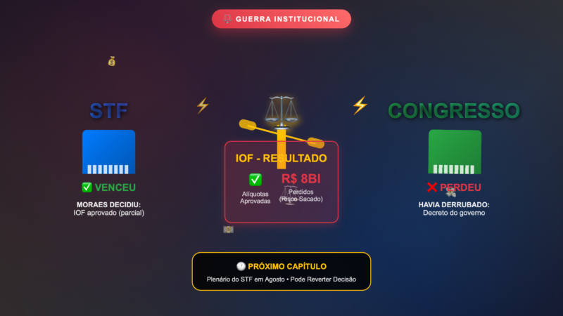 Moraes DERRUBA Congresso e autoriza AUMENTO do IOF – Brasileiro vai pagar mais impostos