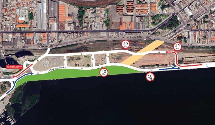 🚧 Obra privada muda trânsito no Cais José Estelita. Parque urbano será construído no local