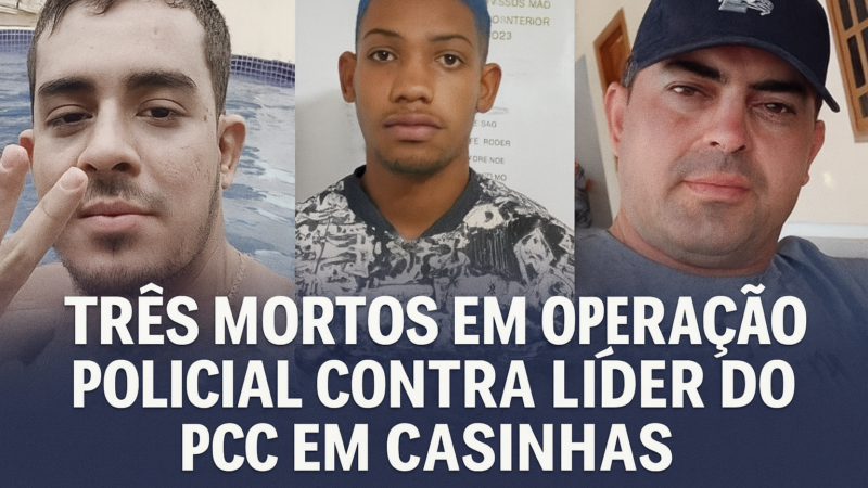 LÍDER DO PCC EM PERNAMBUCO MORRE EM OPERAÇÃO POLICIAL COM TIROTEIO E PERSEGUIÇÃO EM CASINHAS