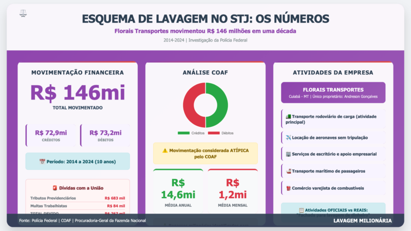 O Império da Corrupção: Como R$ 146 Milhões Compraram Sentenças no STJ