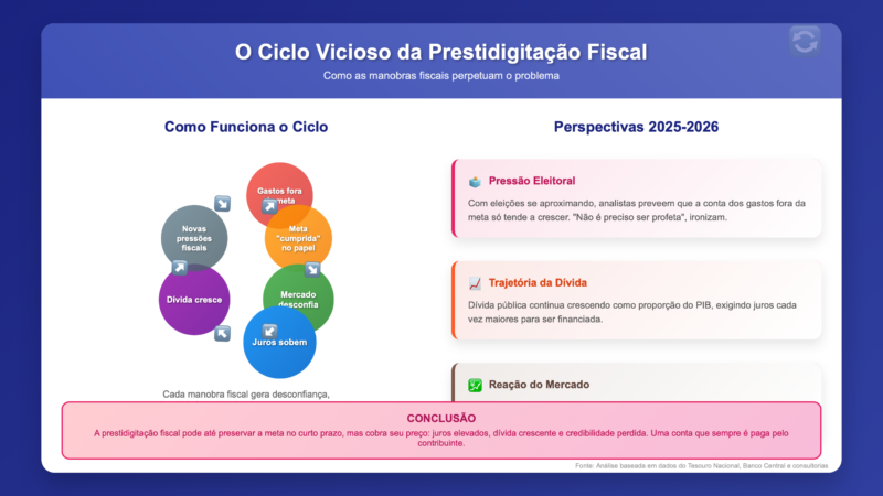 A conta da prestidigitação fiscal: R$ 390 bilhões em gastos “invisíveis”