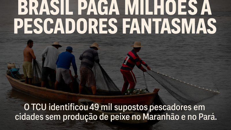 ⚠️ Cidades sem peixe têm 49 mil “pescadores” recebendo benefício, diz TCU