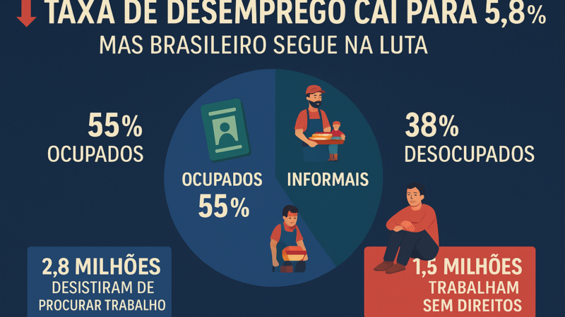 BRASIL BATE RECORDE DE EMPREGO — MAS DADOS ESCONDEM A REALIDADE DO POVO
