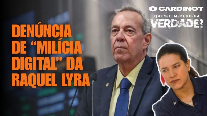 Denúncia de “milícia digital” da Raquel Lyra – Cortes de CARDINOT AO VIVO