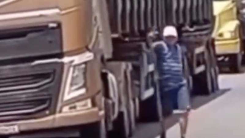 Caminhoneiro vai preso após “dancinha”