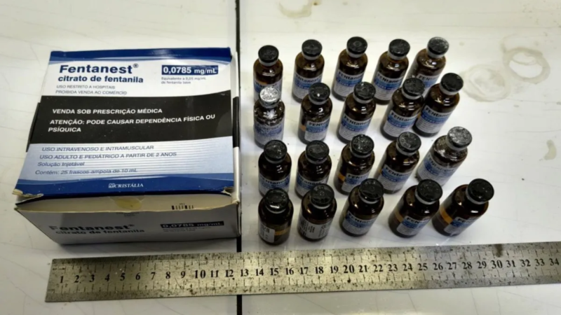 Histórico: PF faz 1ª apreensão de fentanil em Pernambuco