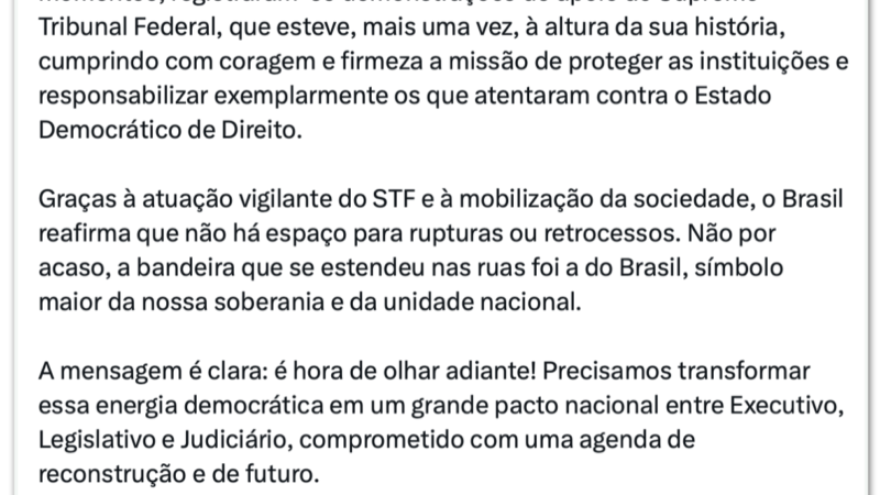 🔥 Gilmar Mendes elogia atos da esquerda e é acusado de ativismo político
