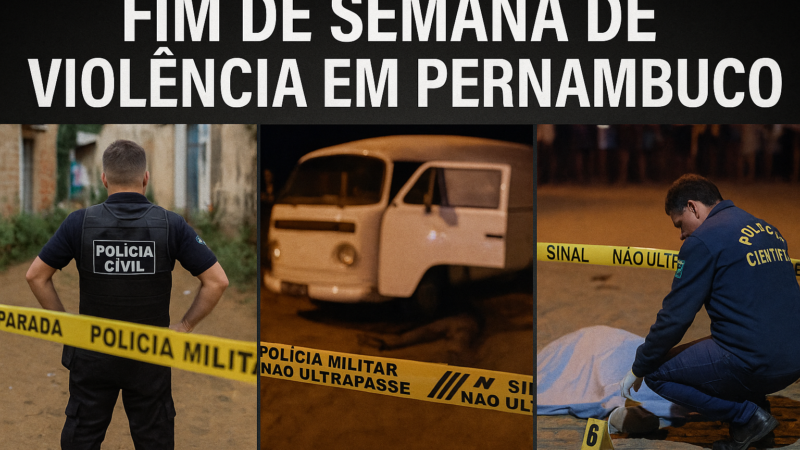 EXECUÇÕES, TIROS E TRAGÉDIAS MARCAM O ESTADO