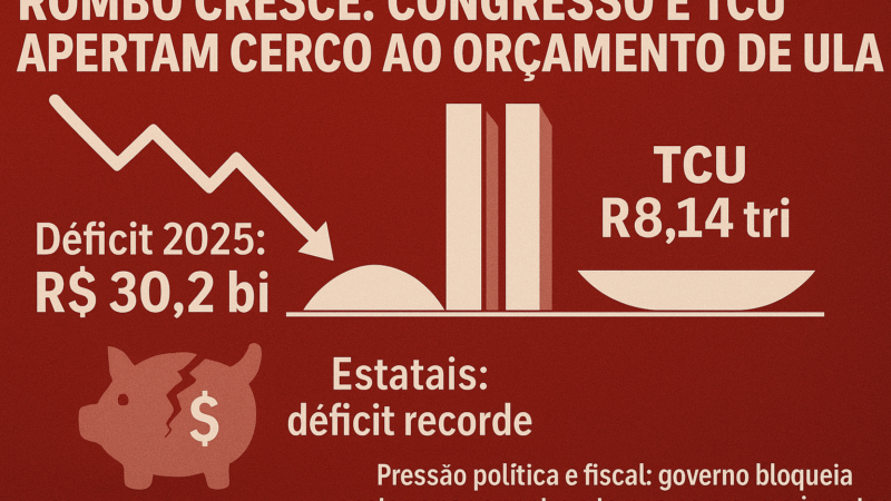 💰 Rombo bilionário: Congresso e TCU apertam cerco ao governo sobre orçamento