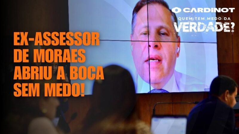 Ex-assessor de Moraes abriu a boca sem medo! – Cortes de CARDINOT AO VIVO