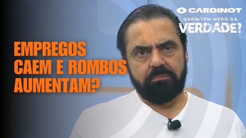 Empregos caem e rombos aumentam? – Cortes de CARDINOT AO VIVO