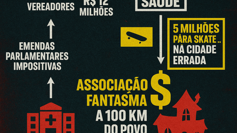💰 ESCÂNDALO MILIONÁRIO EM IPOJUCA: EMENDAS DA SAÚDE TERIAM BANQUEADO “ASSOCIAÇÕES FANTASMAS” EM OUTRAS CIDADES