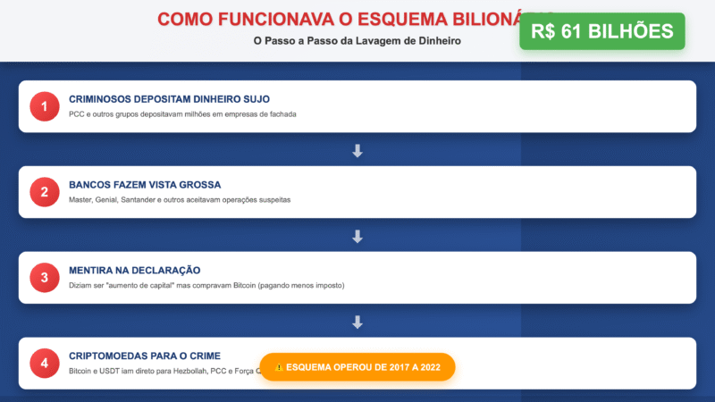 “ESCÂNDALO BILIONÁRIO: Lei aprovada às pressas livra bancos da Faria Lima de investigação sobre lavagem de dinheiro do PCC e grupo terrorista Hezbollah”
