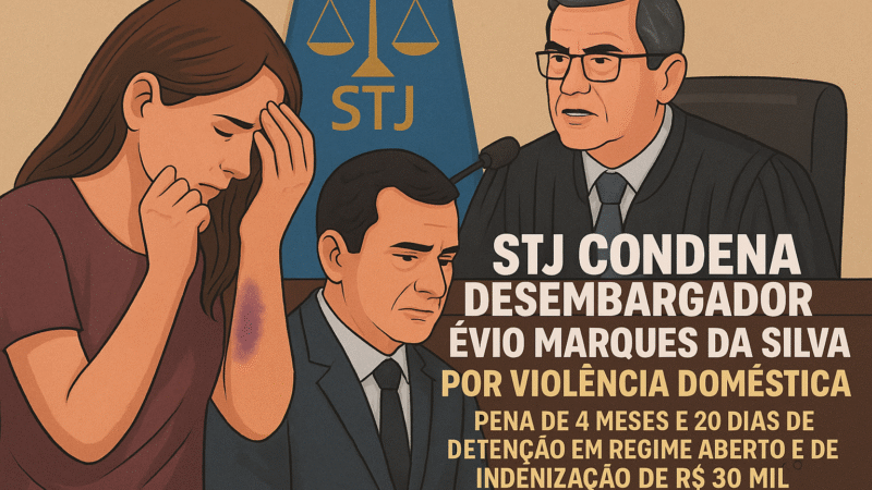 STJ CONDENA DESEMBARGADOR DE PERNAMBUCO POR AGRESSÃO À EX-ESPOSA: CASO ENVOLVE VIOLÊNCIA DOMÉSTICA E ABUSO DE PODER