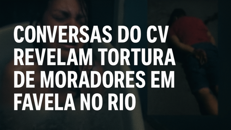 💀 Conversas do Comando Vermelho revelam tortura de moradores e “tribunais do tráfico” em favelas do Rio